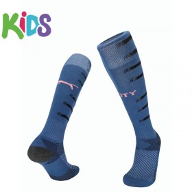 Manchester City Enfant Extérieur Chaussettes 2020/2021